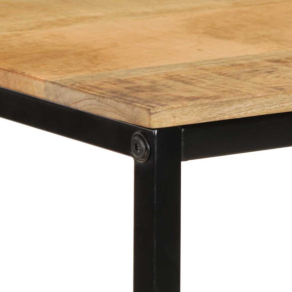 Knižnica Hnedá 70 X 35 X 110 Cm Mangový Masív