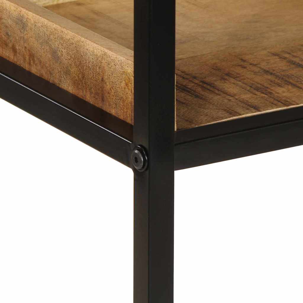 Knižnica Hnedá 70 X 35 X 110 Cm Mangový Masív