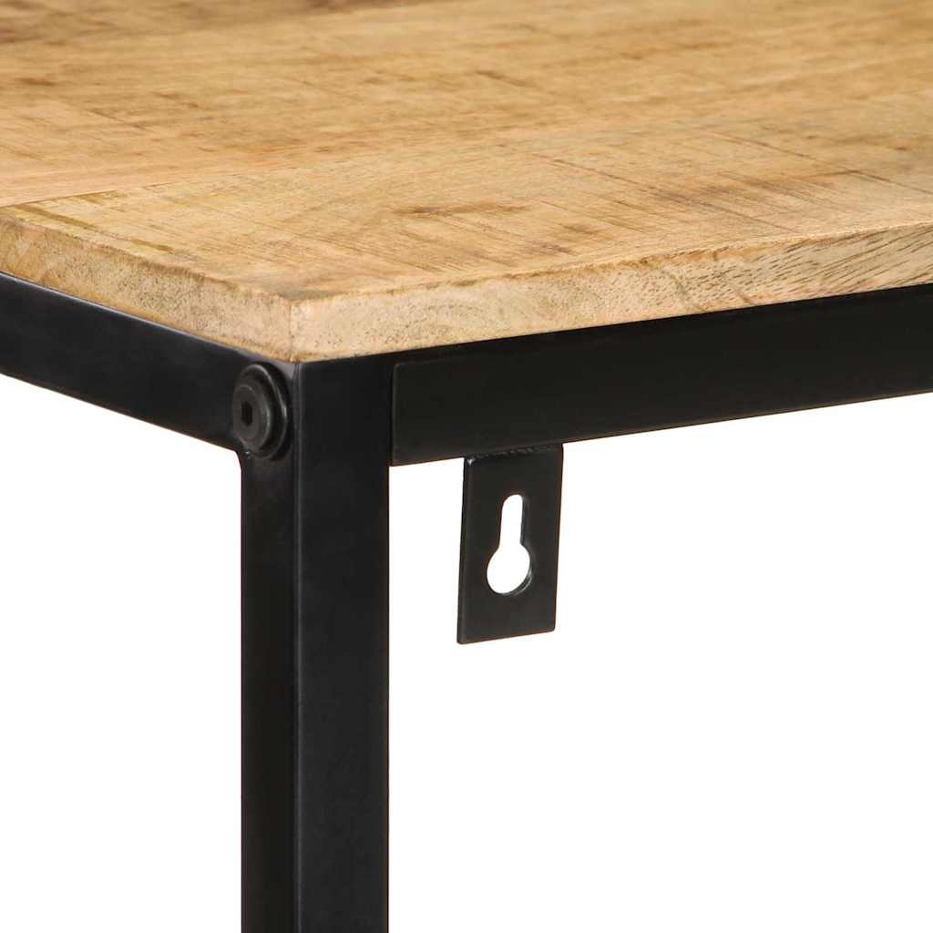 Knižnica Hnedá 70 X 35 X 110 Cm Mangový Masív