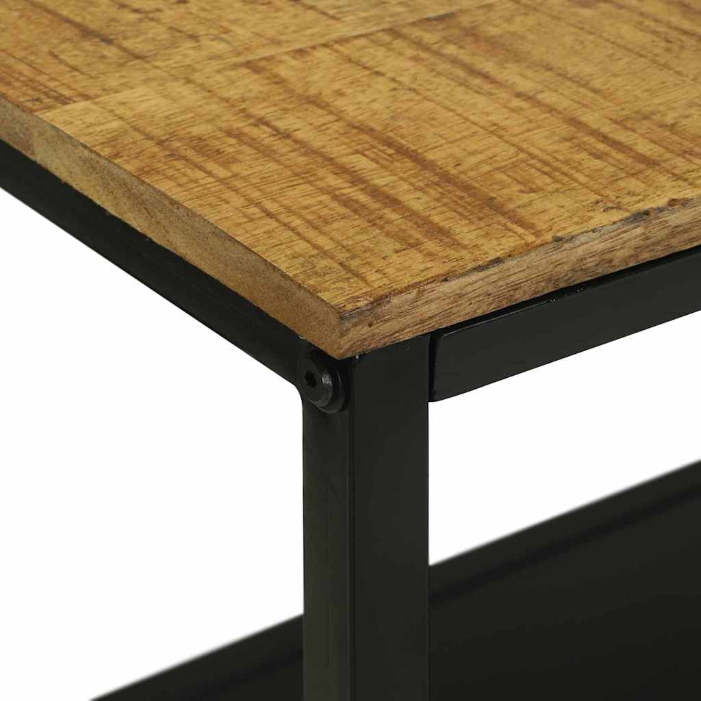 Knižnica Hnedá 70 X 35 X 110 Cm Mangový Masív