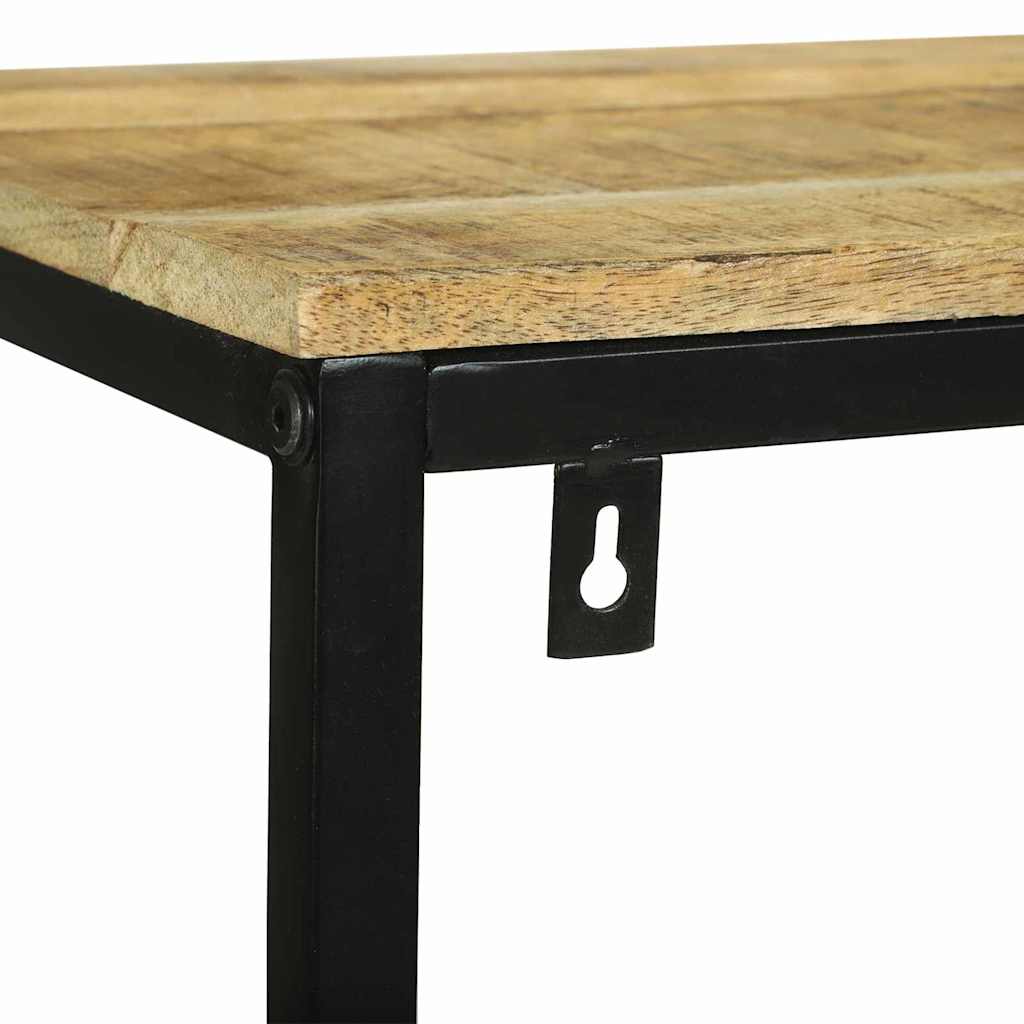 Knižnica Hnedá 70 X 35 X 110 Cm Mangový Masív