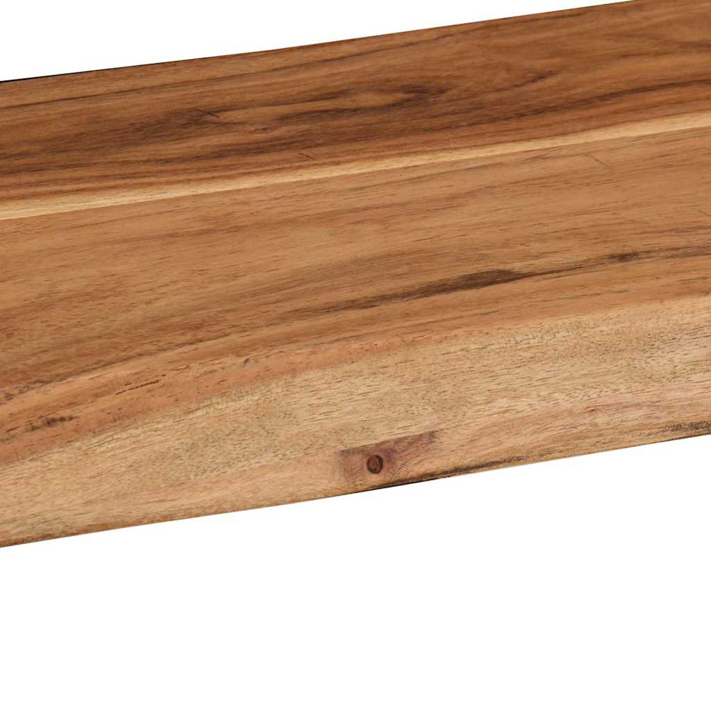 Nástenné Police 2 Ks 60X20X3,5 Cm, Akáciový Masív