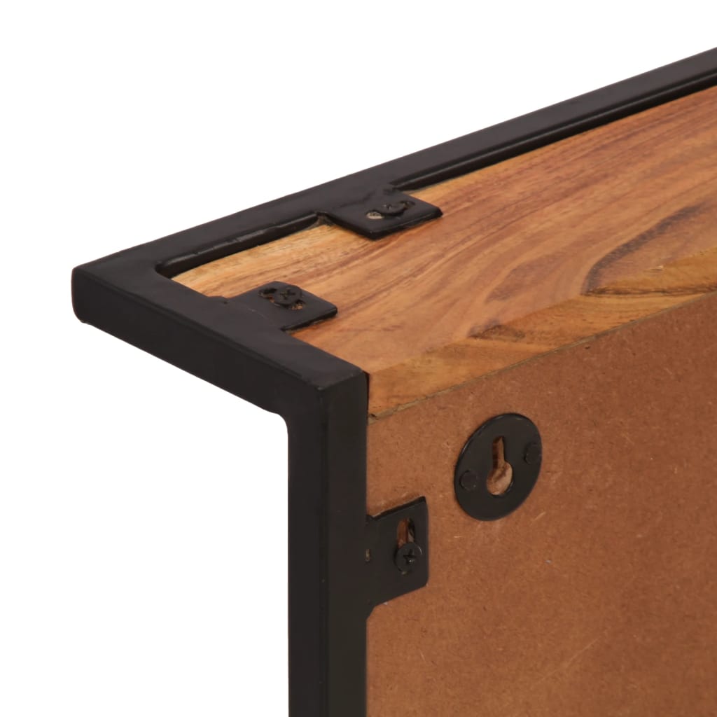 Nástenný Vešiak Na Kabáty So 6 Háčikmi Akáciový Masív