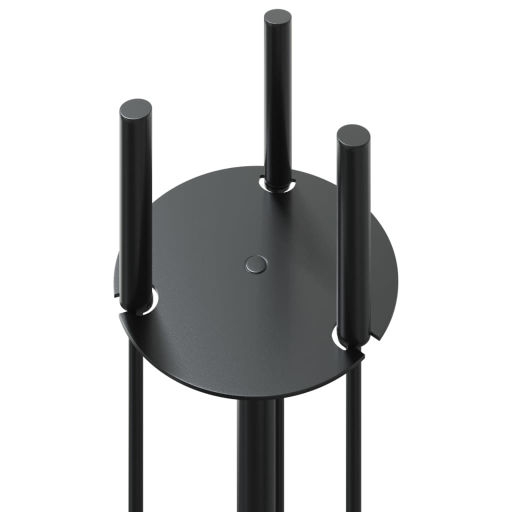 4-Dielna Sada Náradia Do Krbu 22 X 59 Cm Oceľová