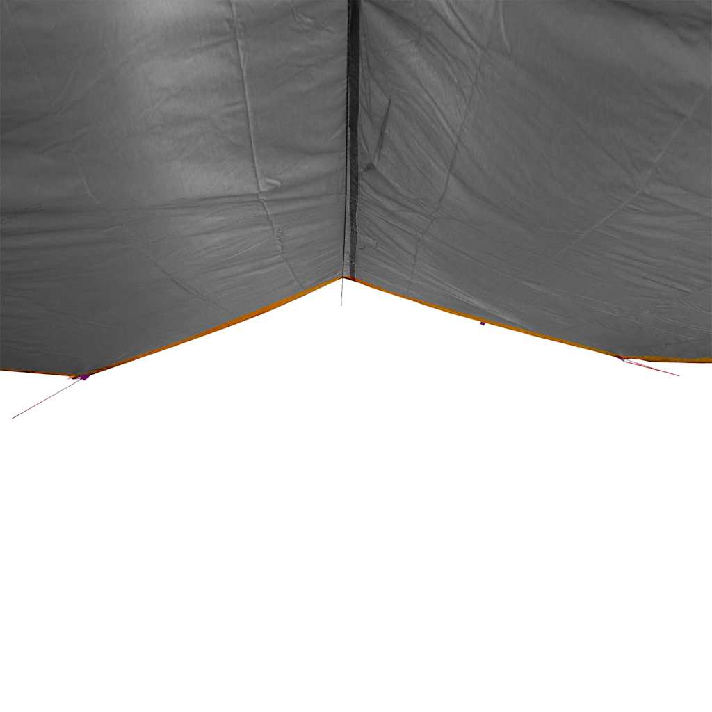 Kempingová plachta sivo-oranžová 500x294 cm vodotesná