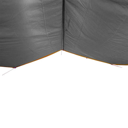 Kempingová plachta sivo-oranžová 500x294 cm vodotesná