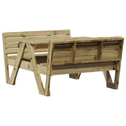 Piknikový stôl pre deti 88x122x58 cm impregnovaná borovica