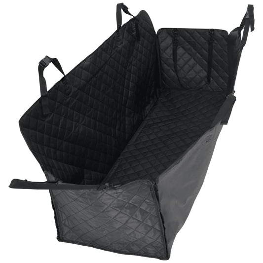 Poťah na sedadlo auta pre psov čierny 137x46x50 cm