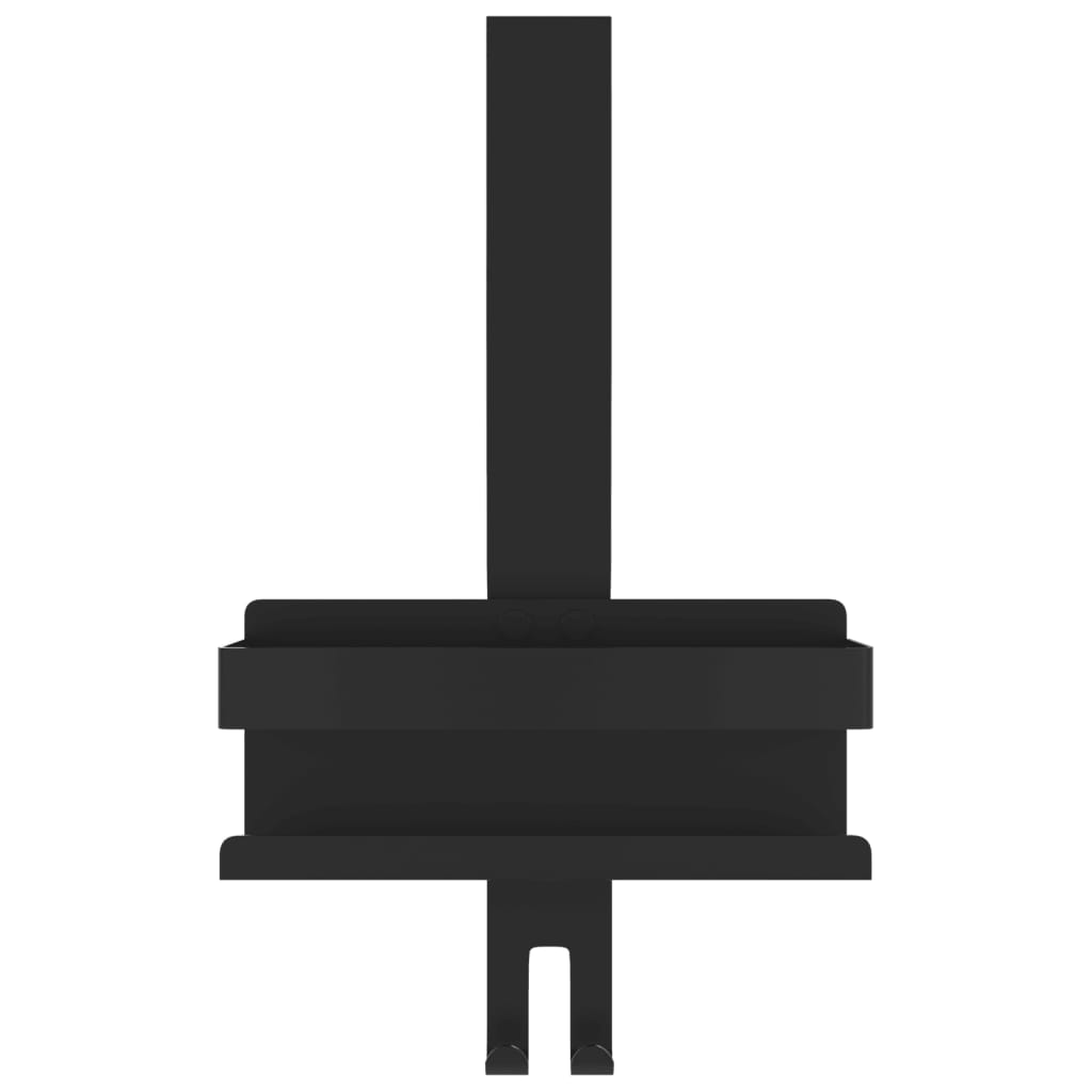 Závesný Sprchový Držiak Matný Čierny Brúsený 304 Nerezová Oceľ