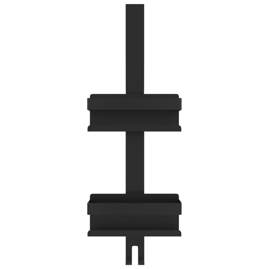 Závesný Sprchový Držiak Matný Čierny Brúsený 304 Nerezová Oceľ