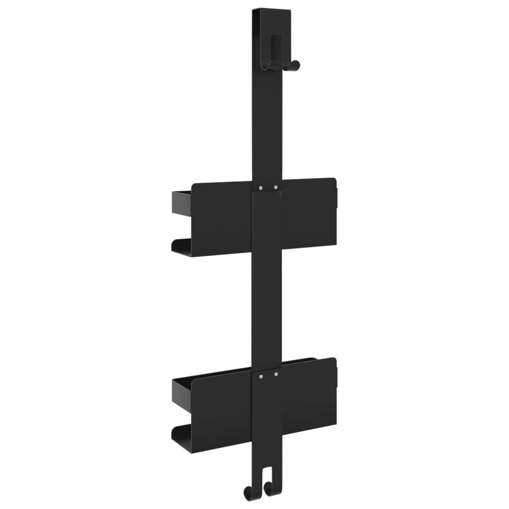 Závesný Sprchový Držiak Matný Čierny Brúsený 304 Nerezová Oceľ