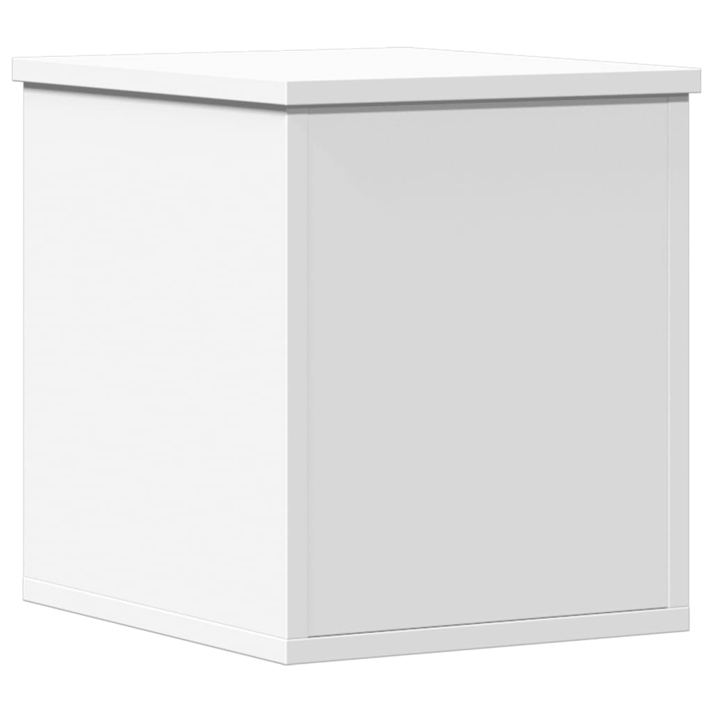Úložný box biely 30x35x35 cm kompozitné drevo