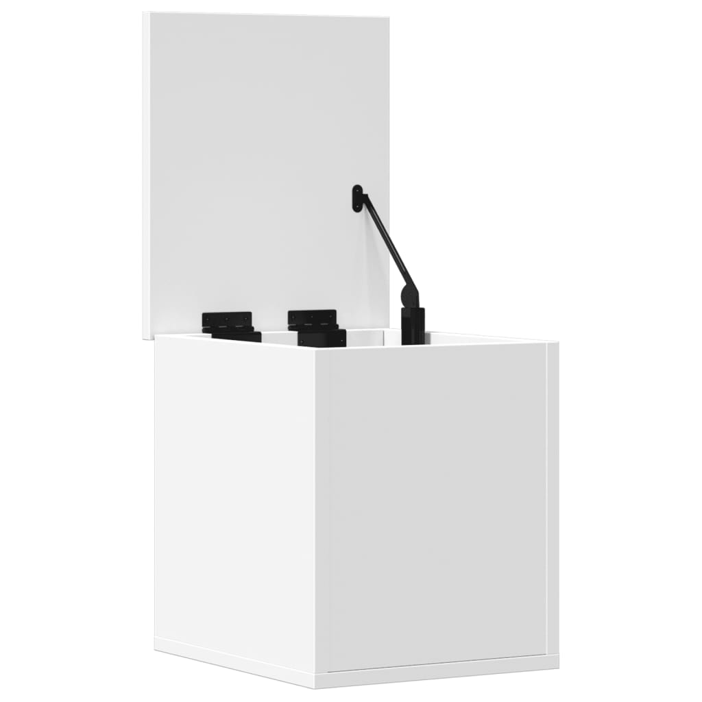 Úložný box biely 30x35x35 cm kompozitné drevo