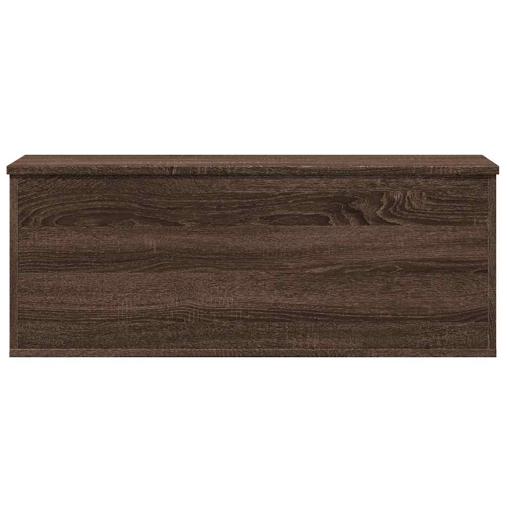 Úložný box hnedý dub 90x35x35 cm spracované drevo