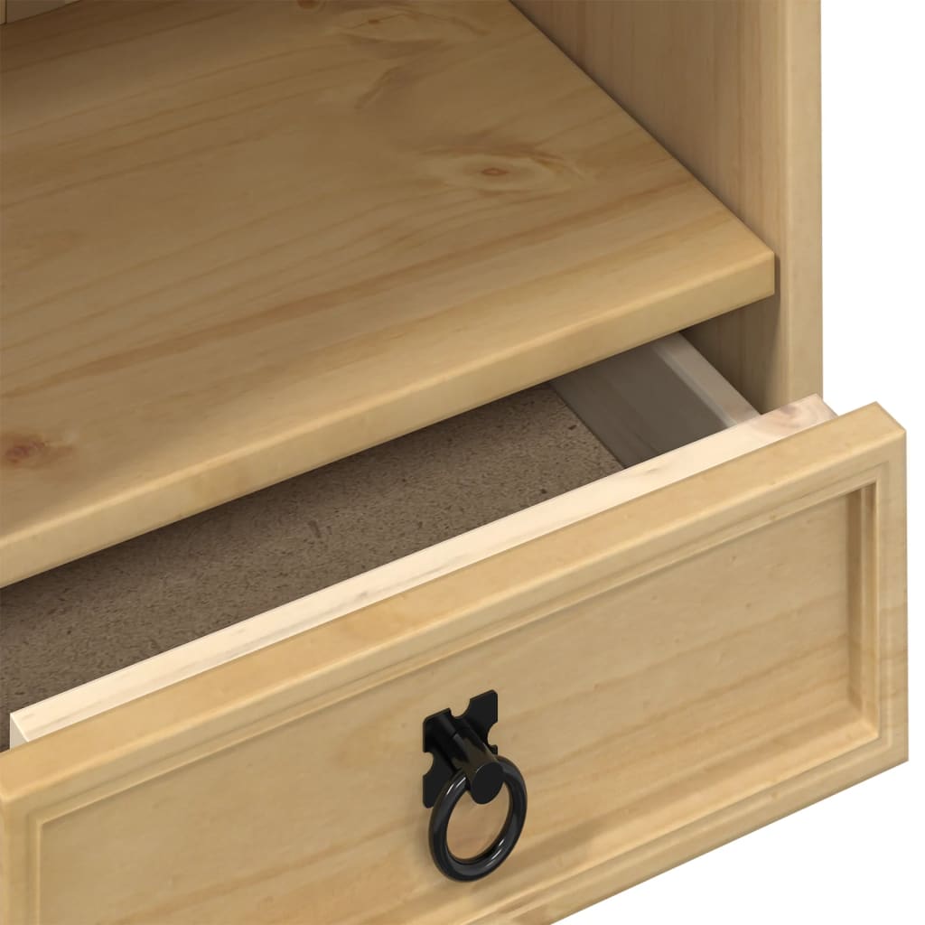 Skrinka Na Cd Corona&quot; 40X30X110 Cm Borovicový Masív