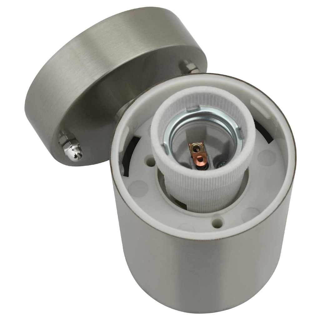 Vonkajšie Nástenné Svietidlo Strieborná 12 X 7.5 X 27 Cm