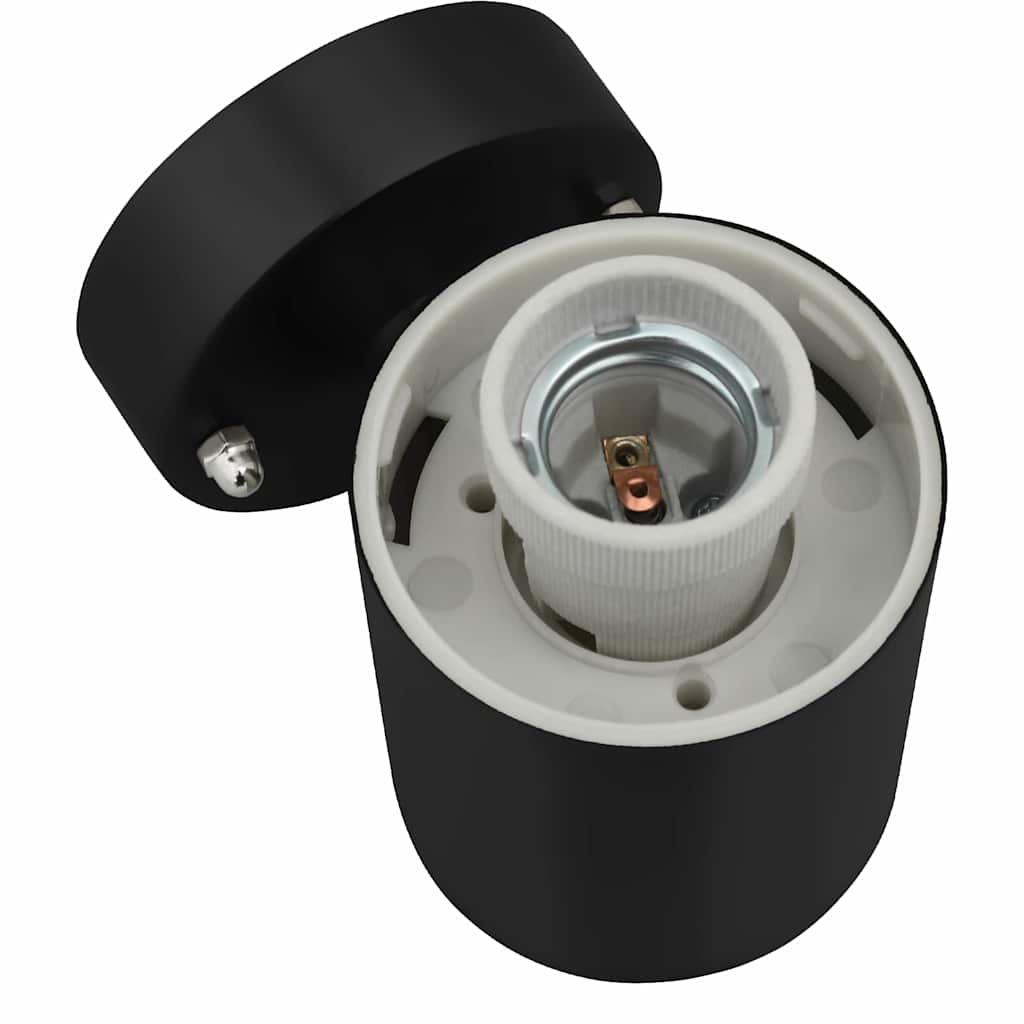 Vonkajšie Nástenné Svietidlo Čierna 12 X 7.5 X 27 Cm