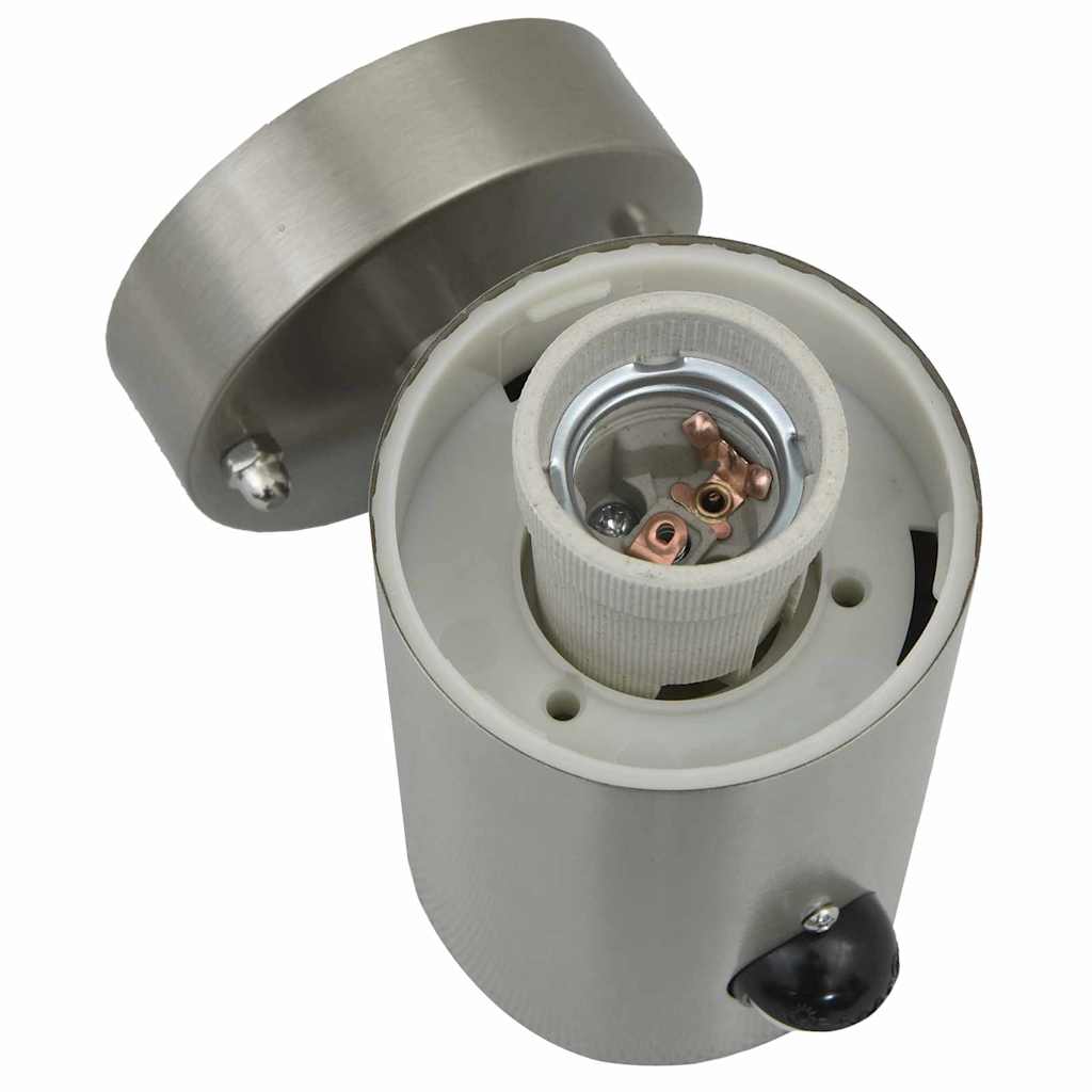 Vonkajšie Nástenné Svietidlo Strieborná 12 X 7.5 X 29 Cm