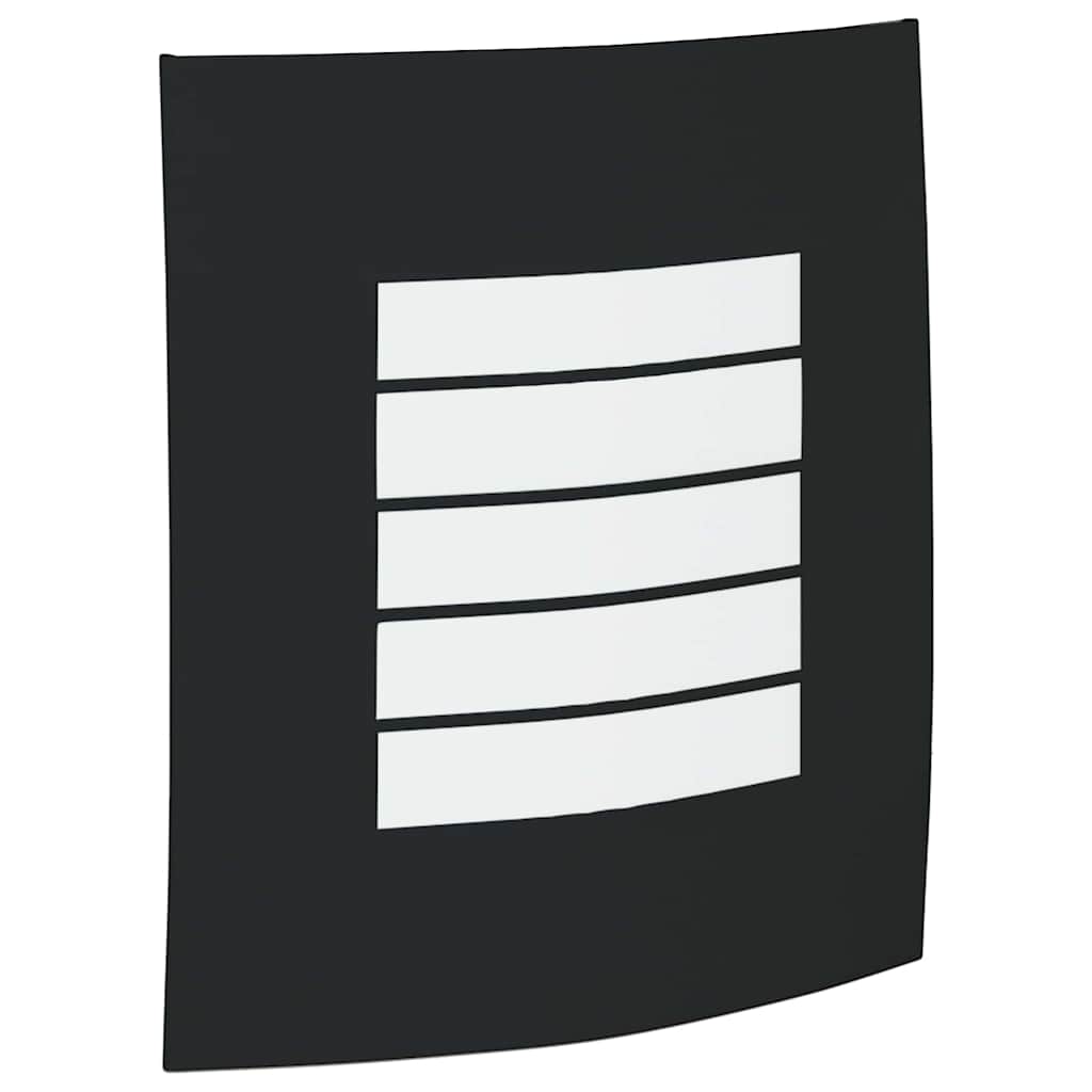 Vonkajšie Nástenné Svietidlo Čierna 23.5 X 10.5 X 26 Cm