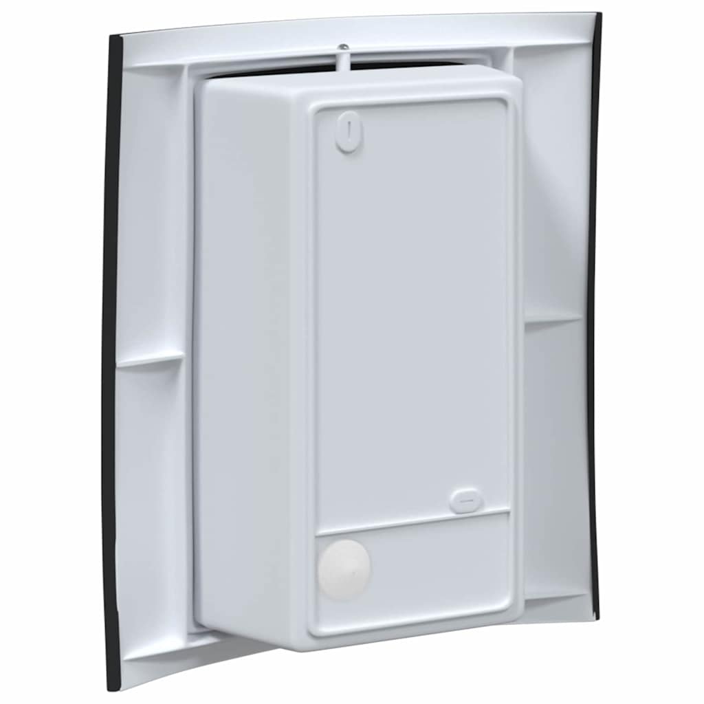 Vonkajšie Nástenné Svetlá 2 Pcs Čierna 23.5 X 10.5 X 26 Cm