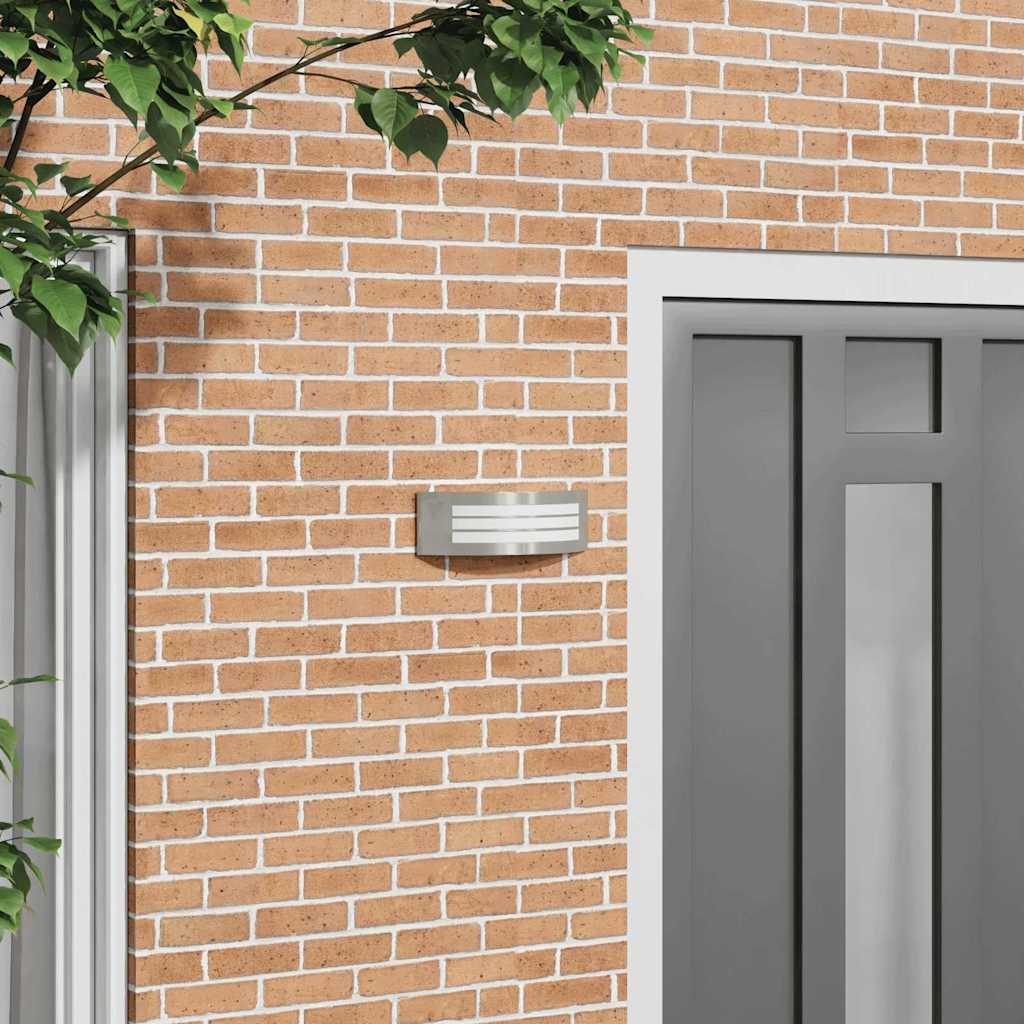 Exteriérové Nástenné Svietidlo Strieborná 32 X 10 X 10 Cm