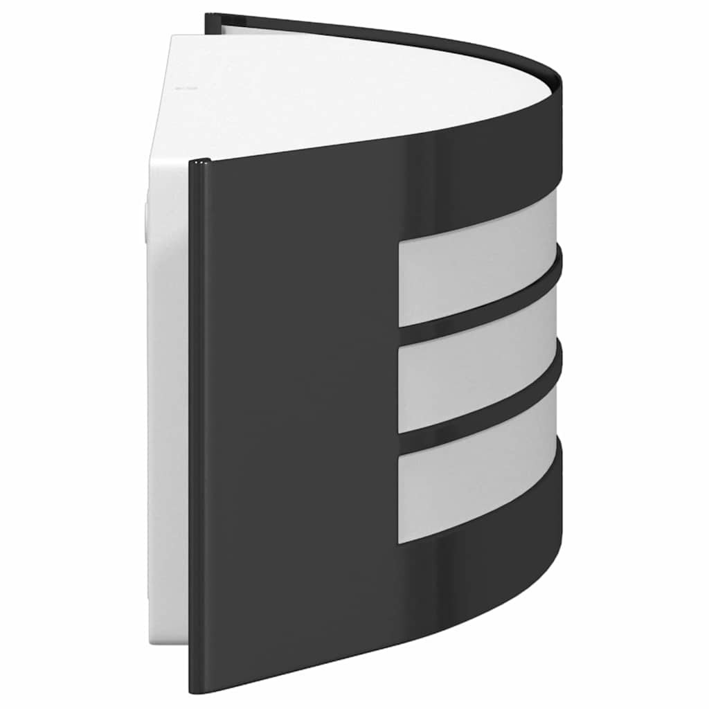 Exteriérové Nástenné Svietidlo Čierna 32 X 10 X 10 Cm