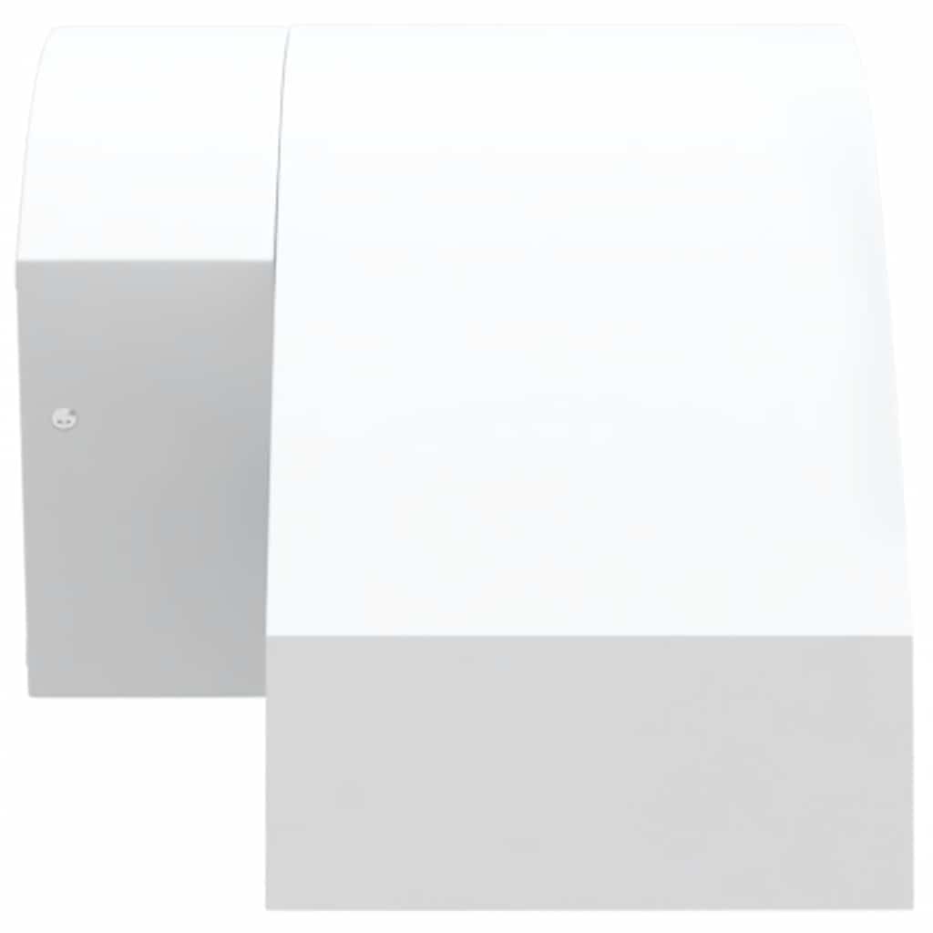 Vonkajšie Led Nástenné Svietidlá Senzor 2 Ks Biele Liaty Hliník Biela