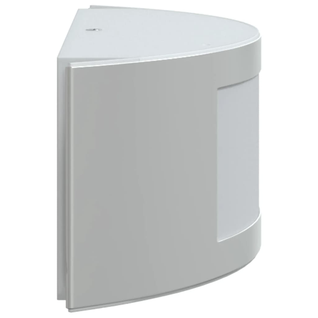 Vonkajšie Nástenné Svetlá 2 Ks Strieborné Nehrdzavejúca Oceľ