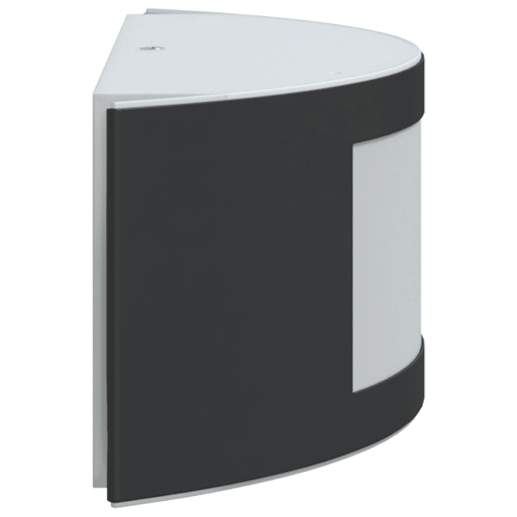 Vonkajšie Nástenné Svetlá 2 Ks Čierne Nehrdzavejúca Oceľ