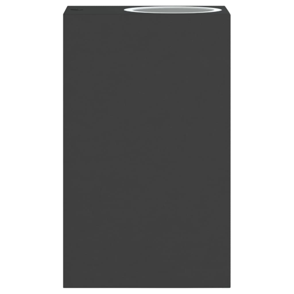 Vonkajšie Nástenné Svietidlá 2 Ks Čierne Liaty Hliník