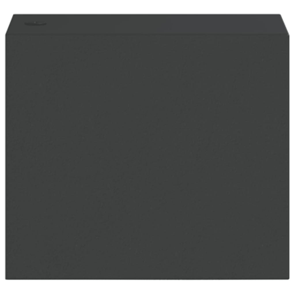 Vonkajšie Nástenné Svietidlá 2 Ks Čierne Liaty Hliník