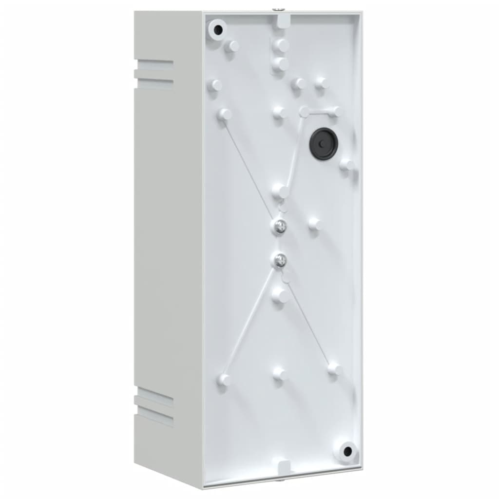 Vonkajšie Nástenné Svetlo Strieborné Nehrdzavejúca Oceľ