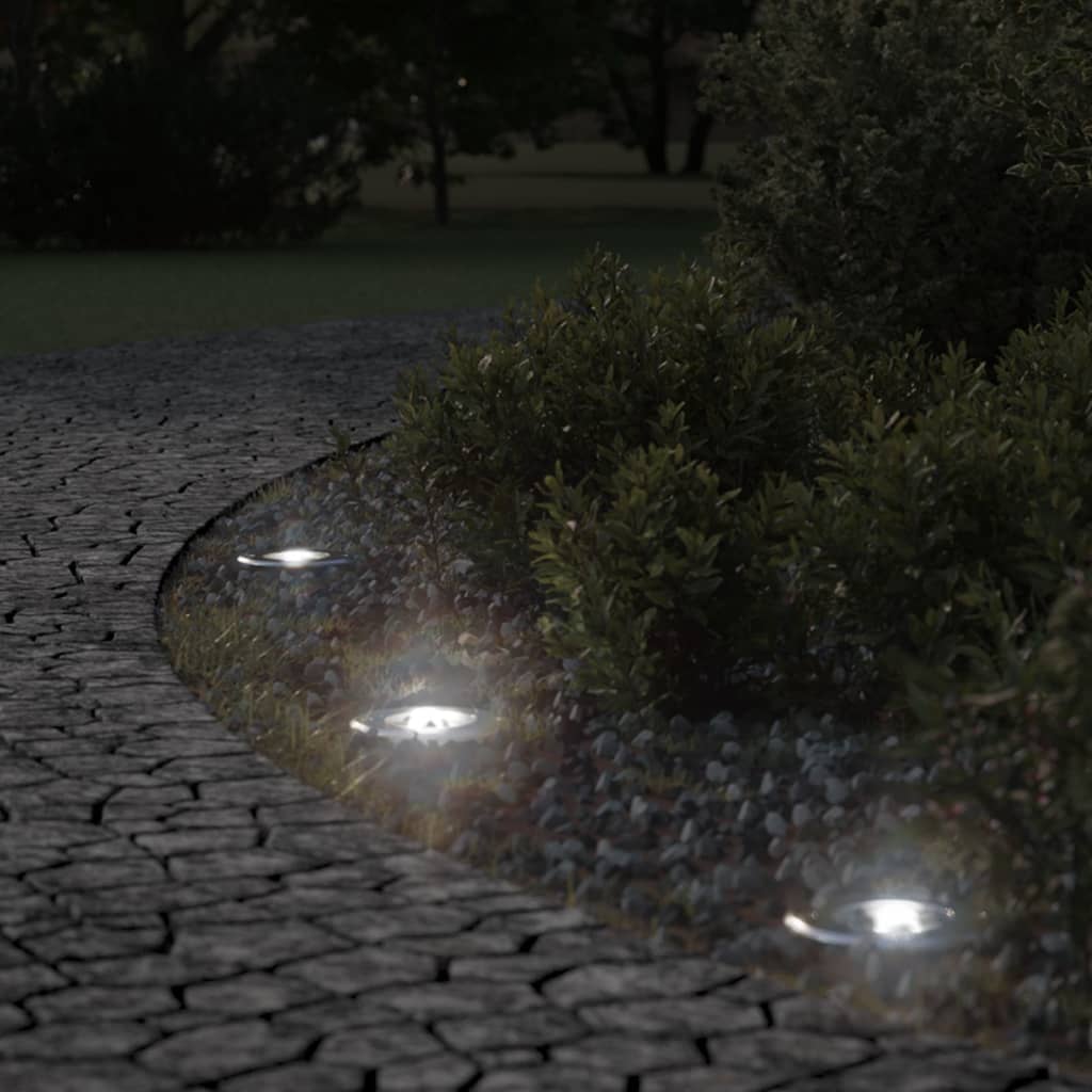 Vonkajšie Zemné Svetlo Okrúhle Čierne 10,5X10,5 Cm Liaty Hliník