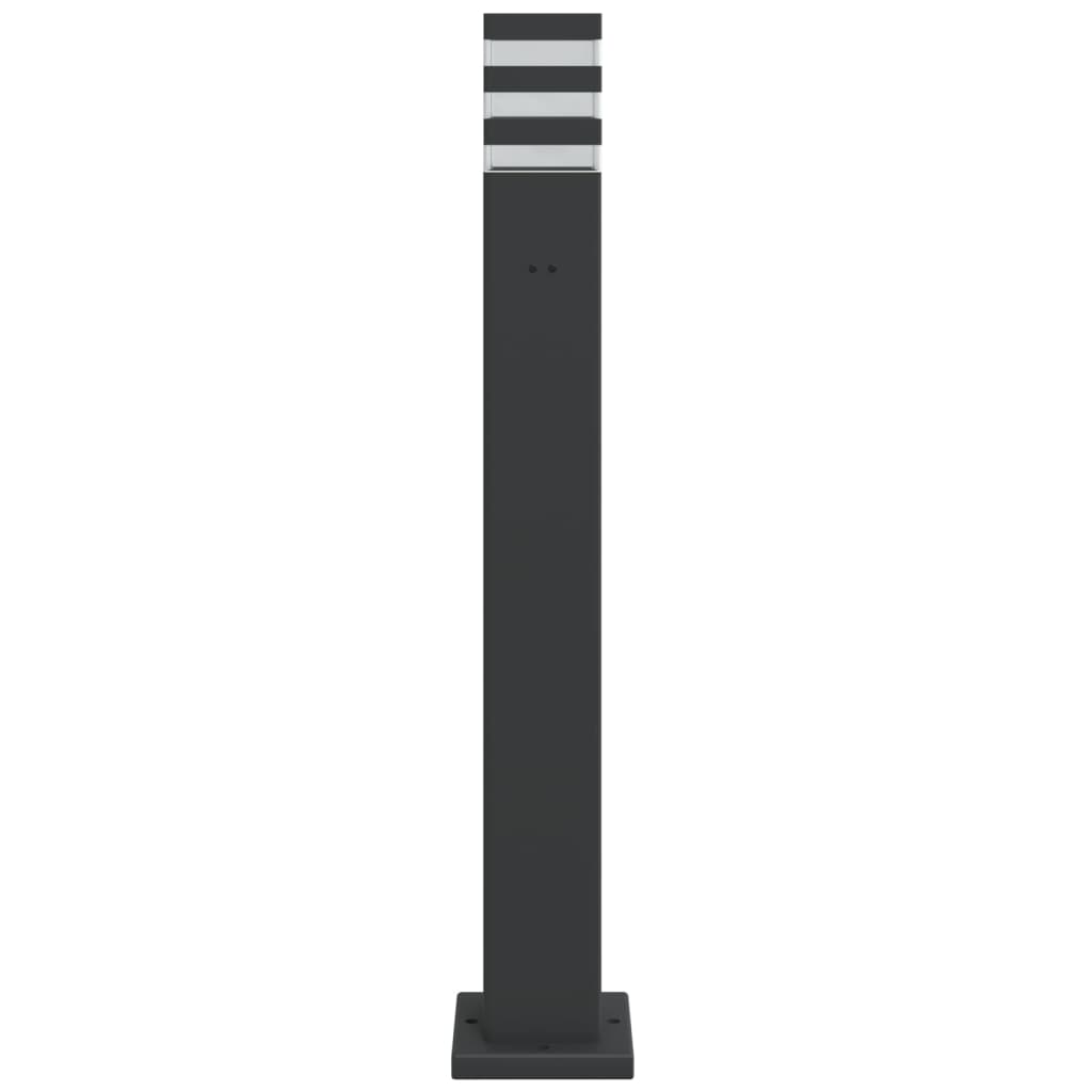 Vonkajšie Stojace Lampy 3 Ks Čierne Hliník 3