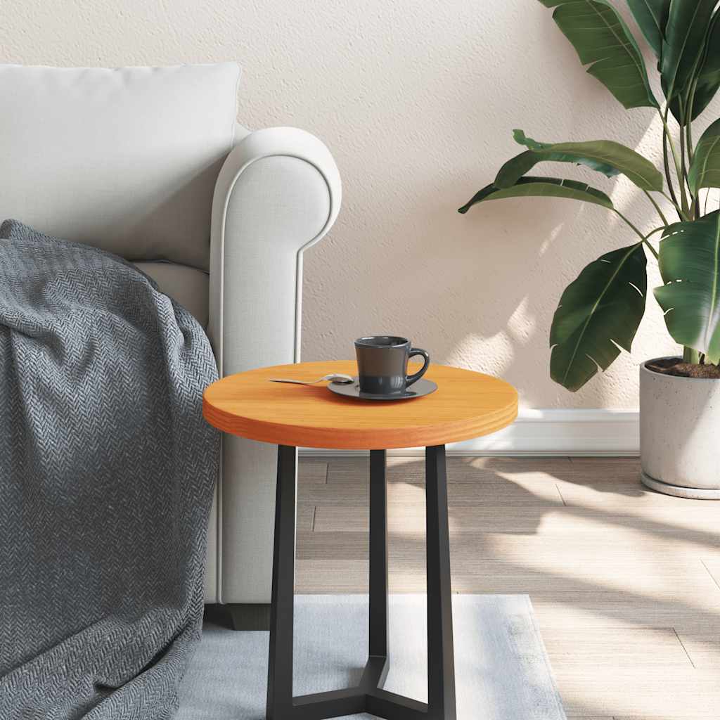 Stolová Doska Ø30X2,5 Cm Masívna Borovica