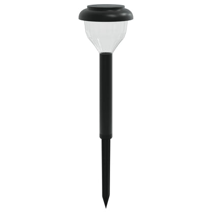 Solárne osvetlenie chodníka zemné hroty 4 ks teplé biele a RGB