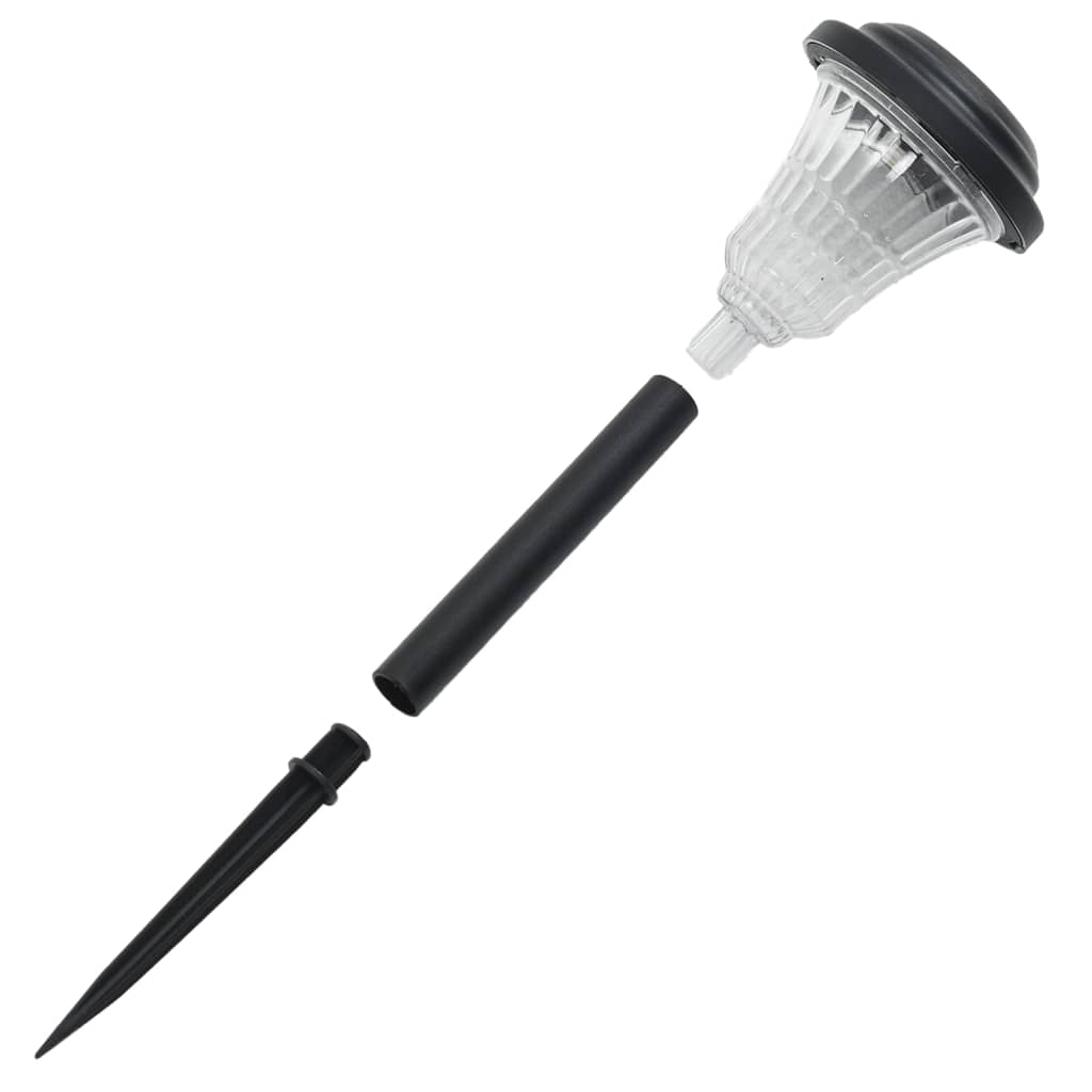 Solárne Osvetlenie Chodníka So Zemnými Hrotmi 12 Ks Biele