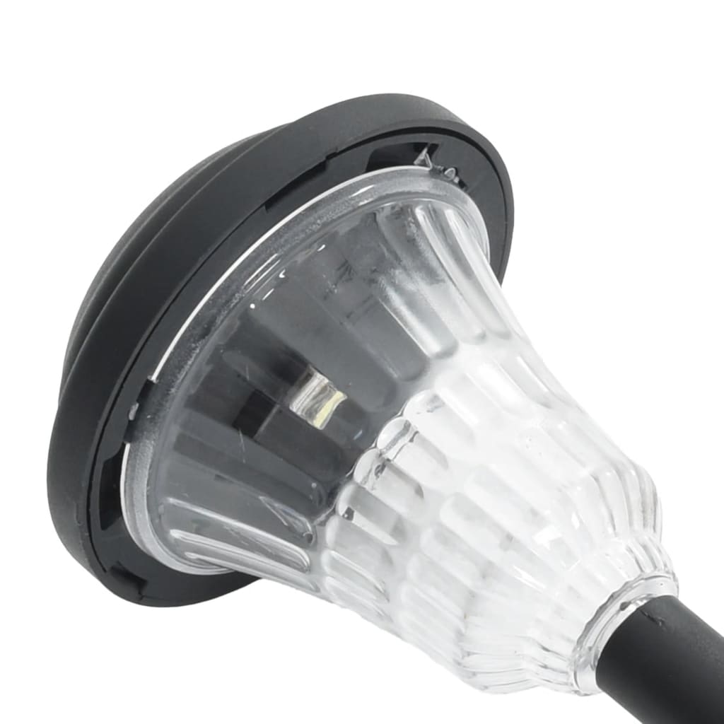 Solárne Osvetlenie Chodníka So Zemnými Hrotmi 12 Ks Biele