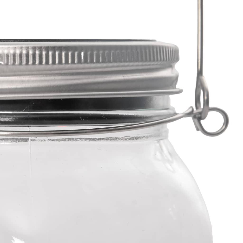 Solárne Sklenené Svetlo Pre Vonkajšie Použitie 12Ks Teplé Biele