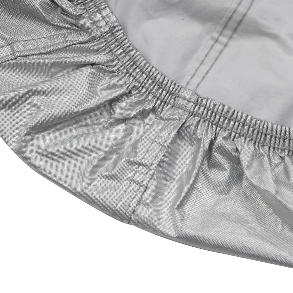 Plachta na auto pre SUV s popruhmi plná strieborná XL PEVA
