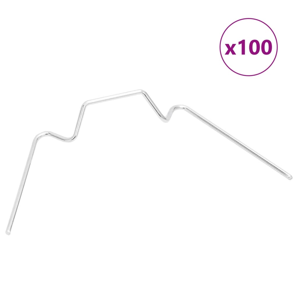 Skleníkové svorky 100 ks typ W pozinkovaná oceľ