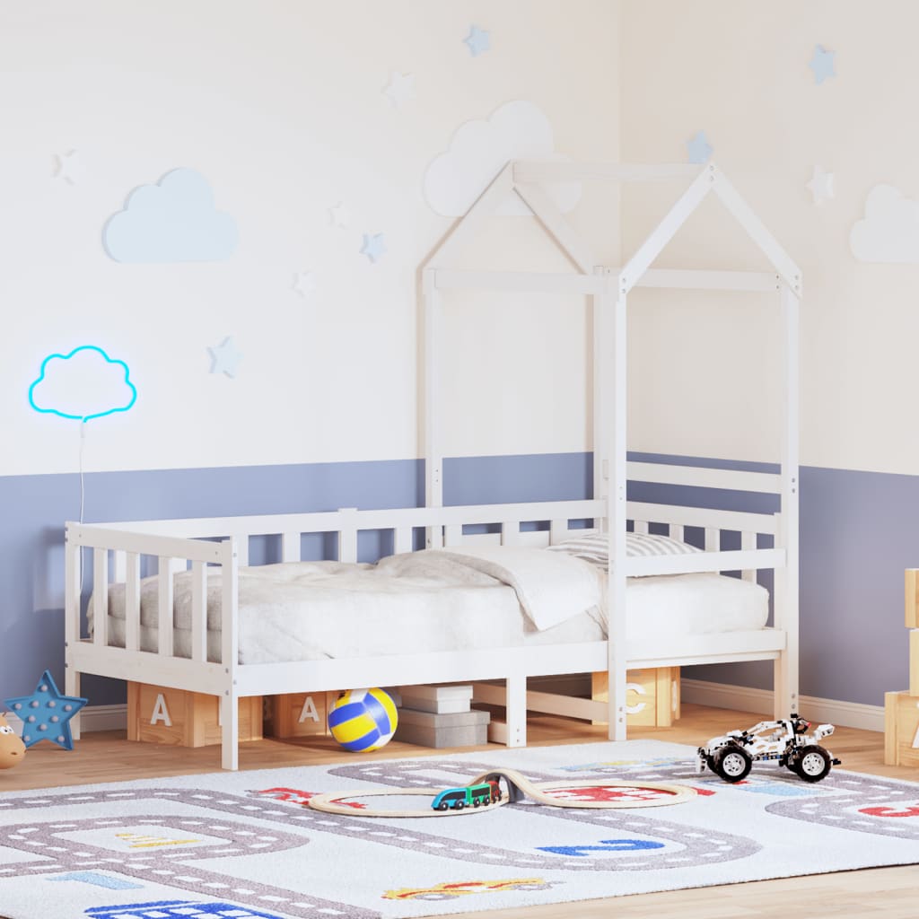 Denná Posteľ So Strieškou Borovicový Masív