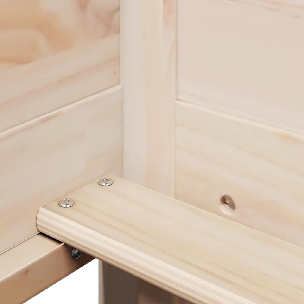 Denná Posteľ So Strieškou Borovicový Masív