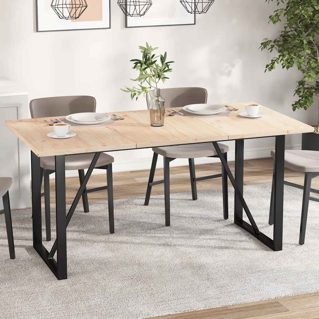 Stolové Dosky 2 Ks 80X40X2,5 Cm Obdĺžnikové Masívna Borovica