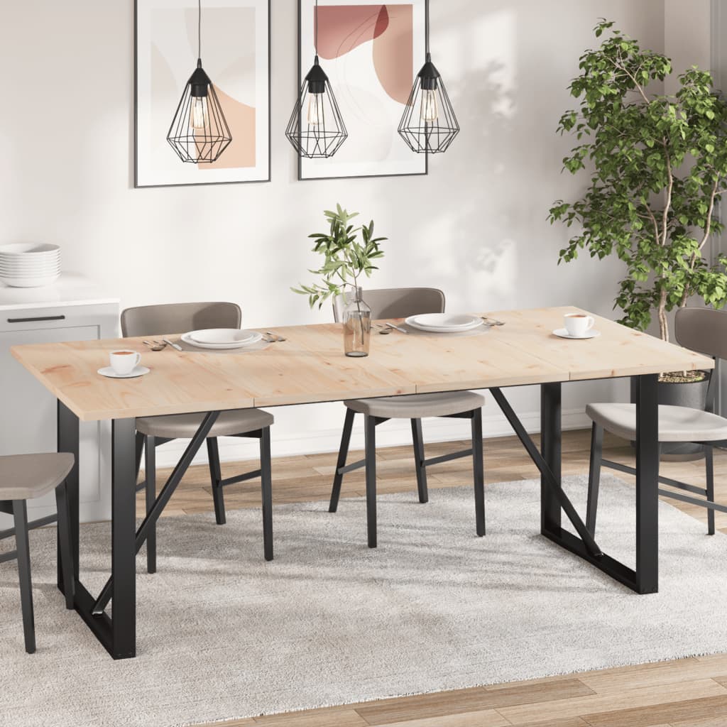 Stolové dosky 4 ks 100x50x2,5 cm obdĺžnikové masívna borovica