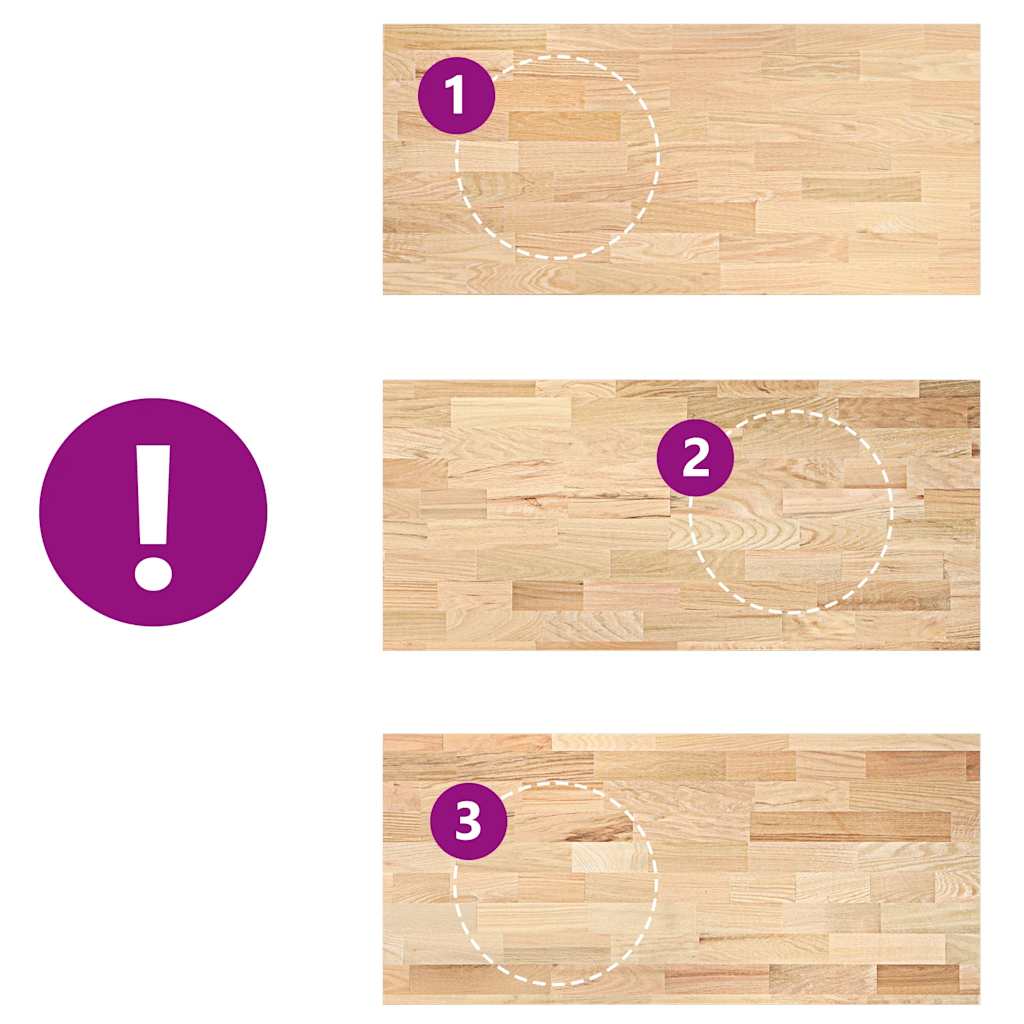 Kuchynská Pracovná Doska Dubový Masív Obdĺžnikový