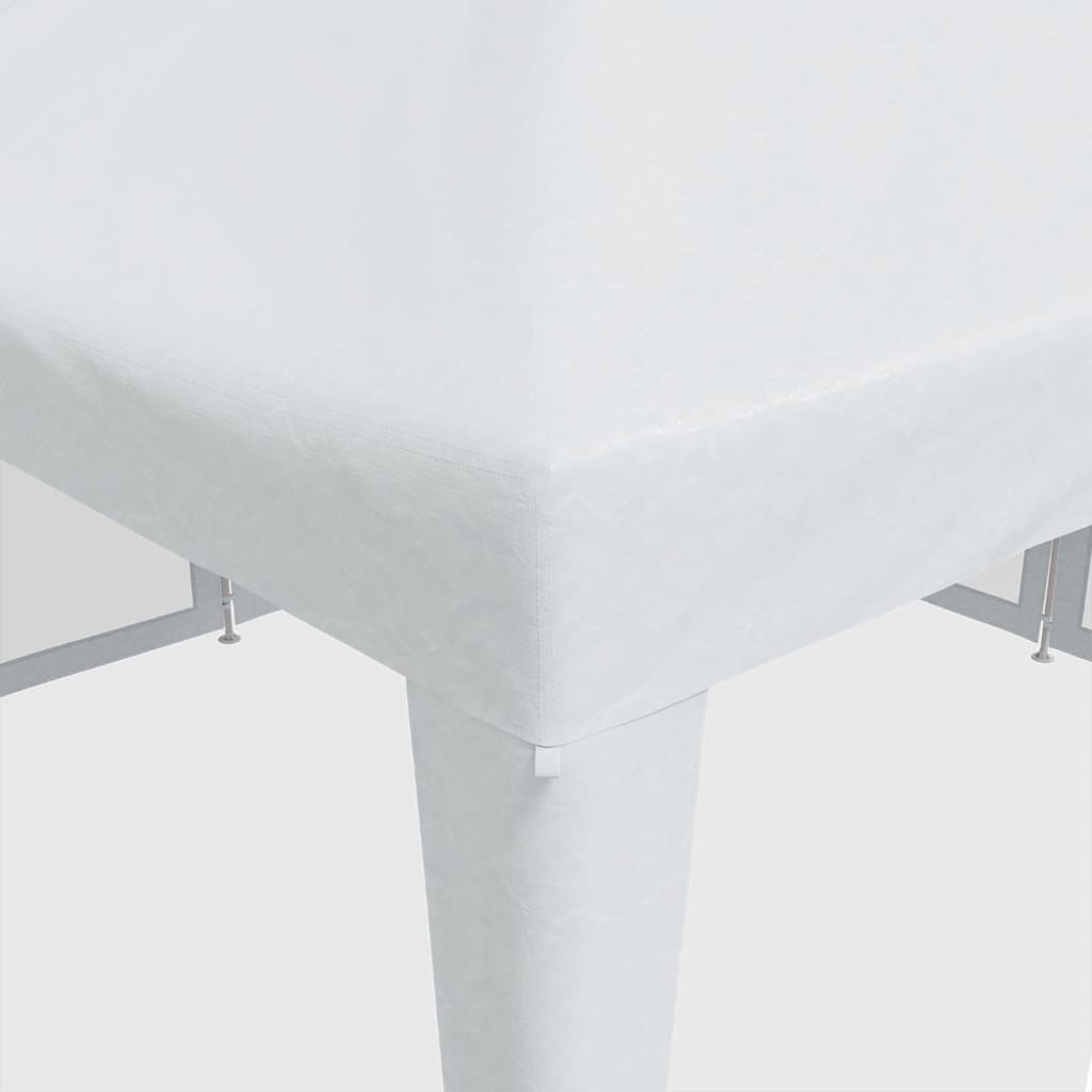 Párty Stan So 8 Sieťkovanými Bočnými Stenami Biely Hdpe