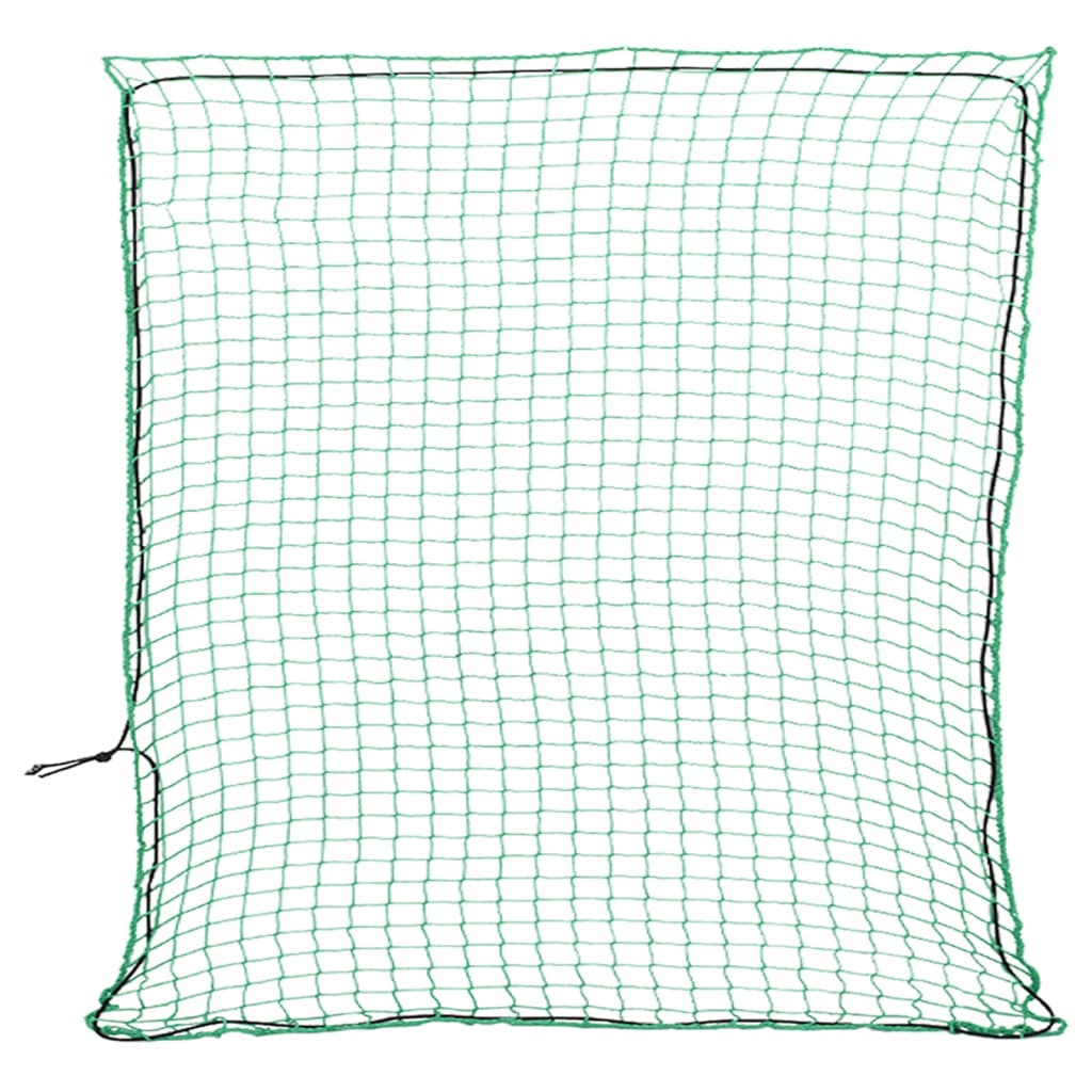 Sieť na prívesný vozík s elastickým lanom, zelená 3x3 m, PP