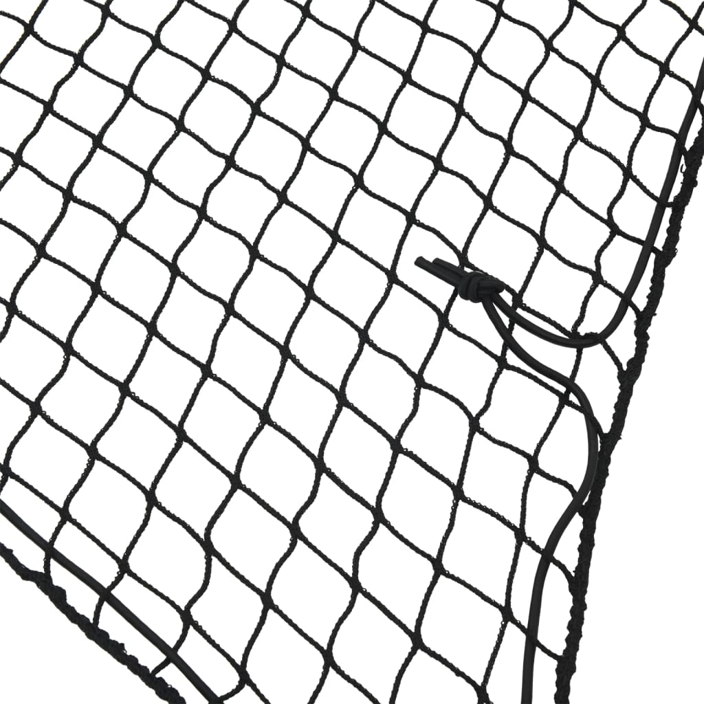 Sieť na prívesný vozík s elastickým lanom čierna 4,5x2,5 m PP
