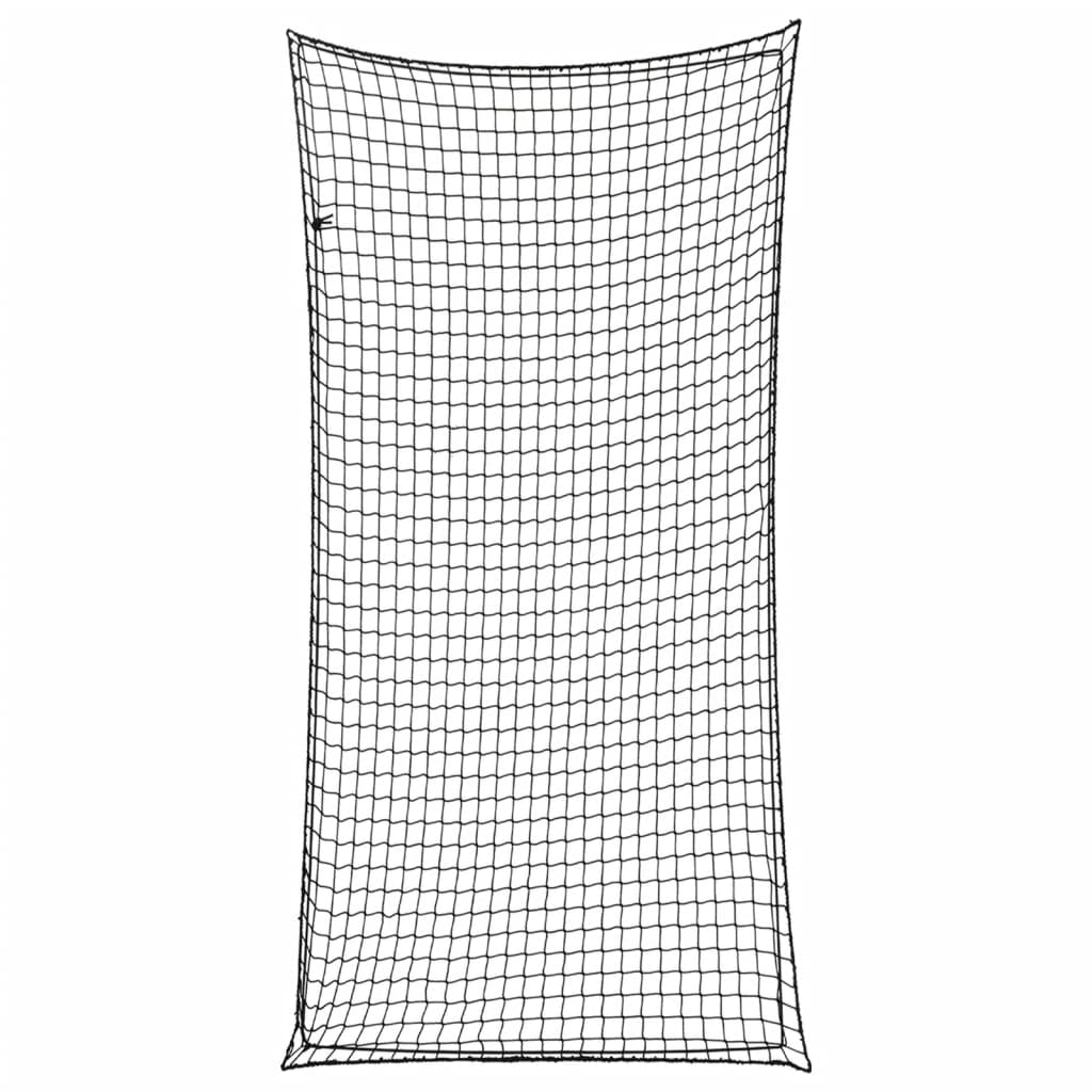 Sieť na prívesný vozík s elastickým lanom čierna 6x3 m PP
